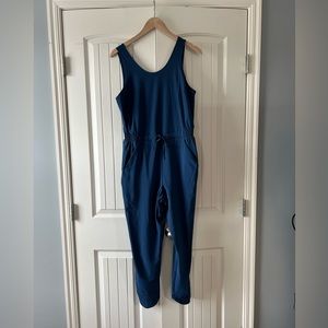 All in Motion Blue Jumpsuit